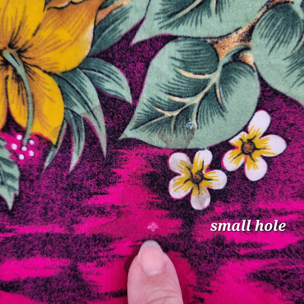 Kapal Art From Bali Pink Tropical Hula Dancer Boho Rayon Wrap Skirt Women Medium - Picture 12 of 12